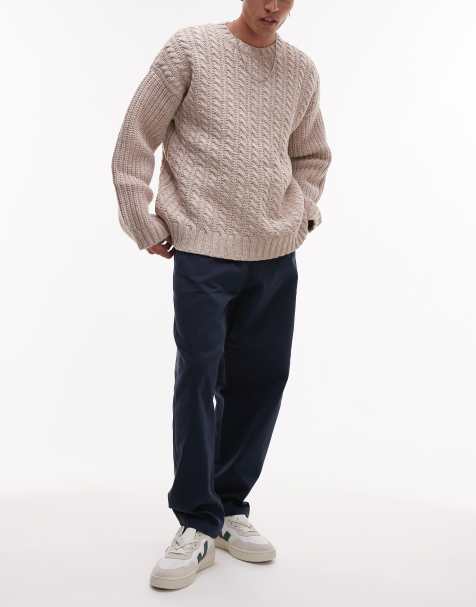 Selected Homme – Dennis – Marinblå byxor med ledig passform - view 1