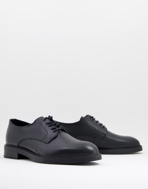 Selected Homme derby shoe in black