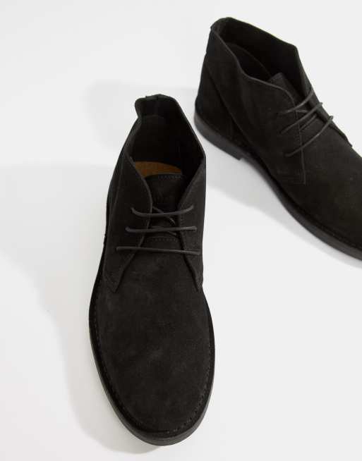 Selected Homme Desert Boot In Black Asos