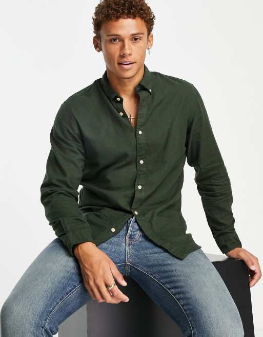 Chemise homme verte new arrivals