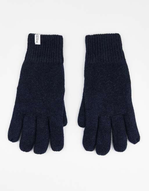 Gants homme bleu marine hot sale