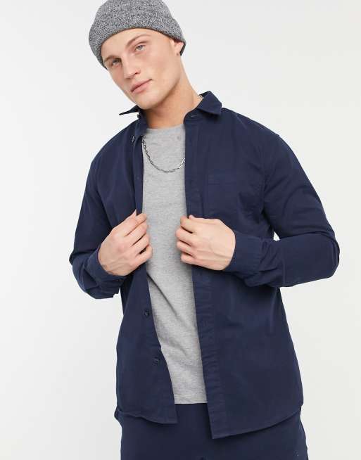 Selected Homme - Gaustin - Camicia a maniche lunghe a tinta unita