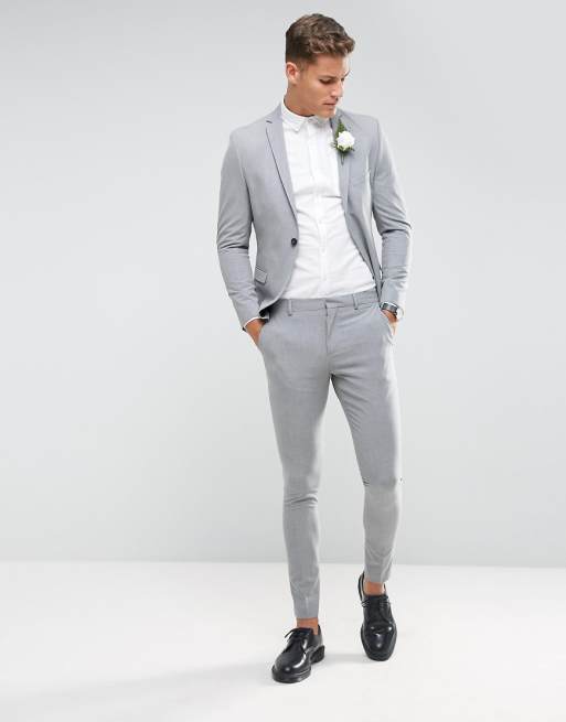 Selected Homme Giacca Da Abito Da Matrimonio Super Skinny