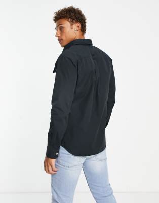 Giacca in cotone nera-Nero - Selected Homme Camicia donna  - immagine3