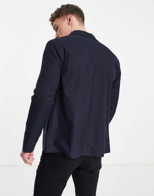 Selected Homme - Giacca squadrata blu navy, 2 di 4