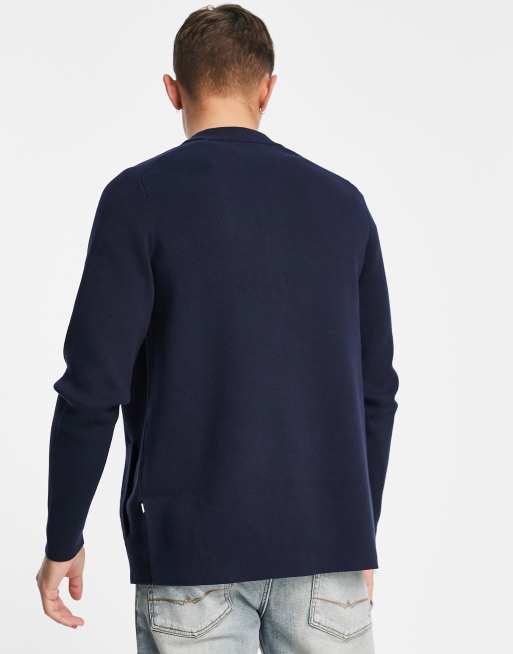 Gilet de sport merrit avec fermeture éclair Merrit Bleu Born - Homme | Place des Tendances