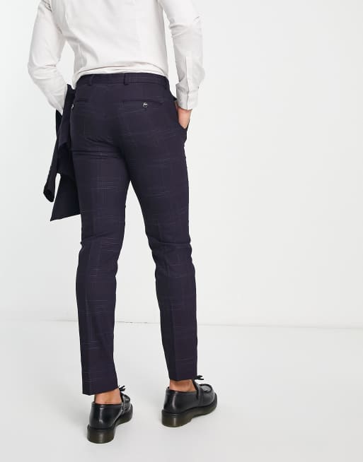 Selected Homme – Granatowe spodnie garniturowe o dopasowanym kroju, 2 z 5