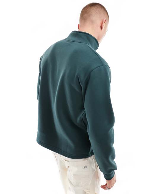 Men asymmetrical high neck sweatshirt online