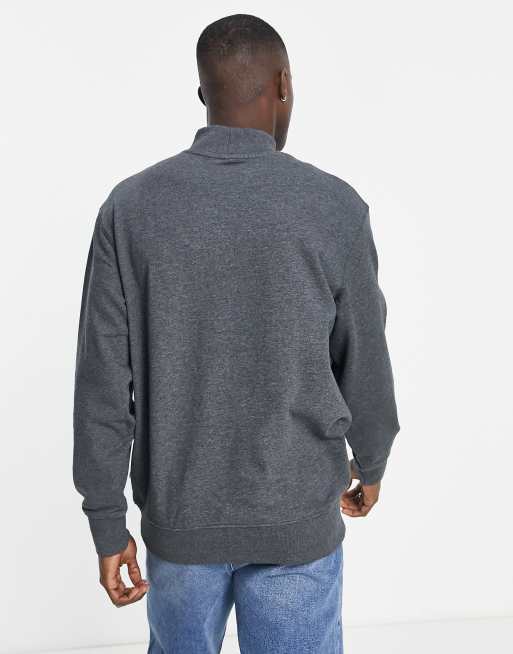 Selected Homme high neck sweat in charcoal