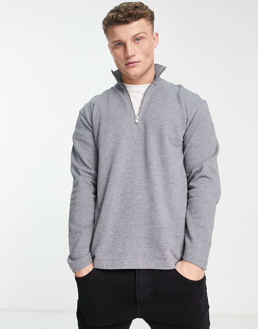 Selected Homme high neck sweat in gray