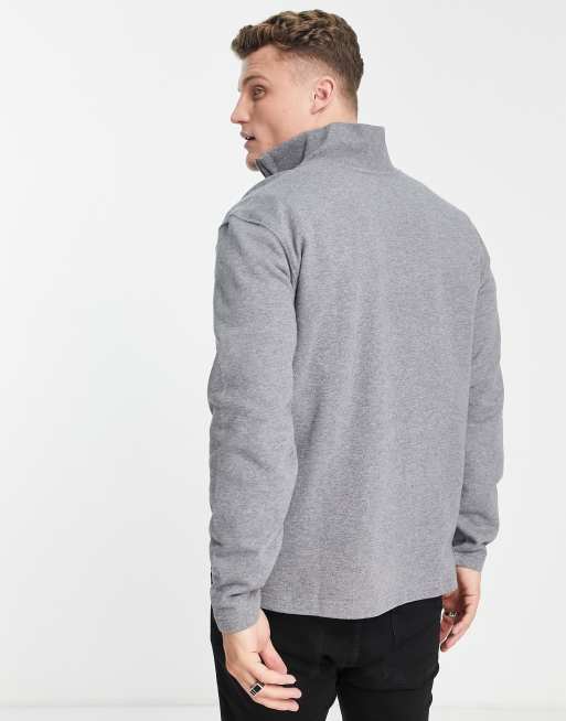 Selected Homme high neck sweat in gray