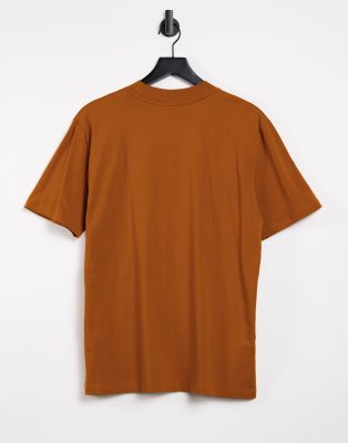 t shirt homme orange