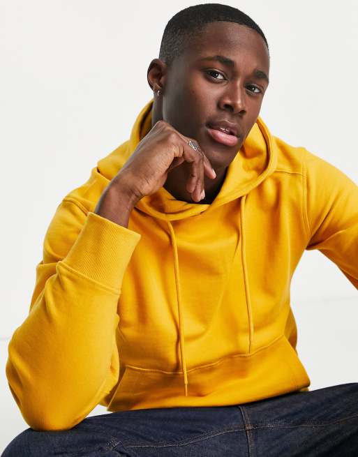 Selected Homme hoodie in yellow