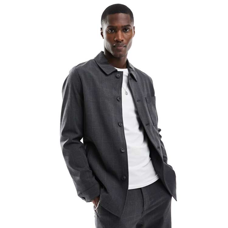 Selected Robert Overshirt Grey M Man