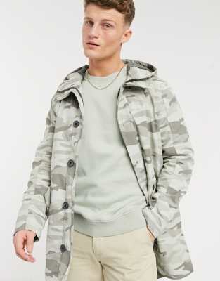 iconics parka in gray camo - GRAY-Grey