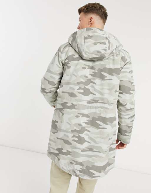 Parka best sale camouflage homme