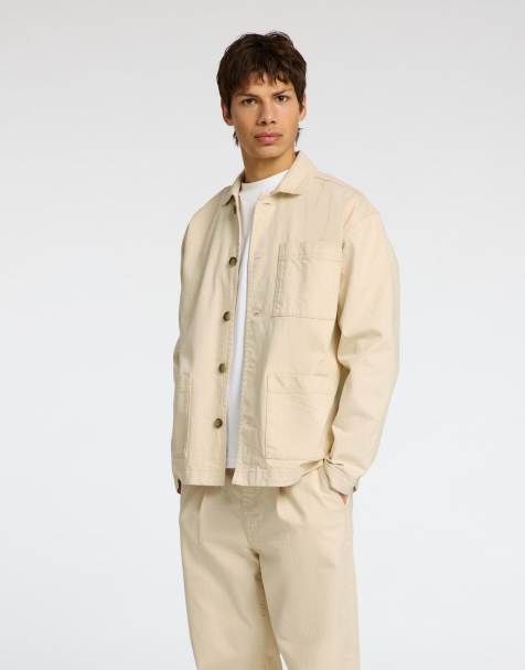 Selected Homme – Jeansjacke in Ecru - view 1