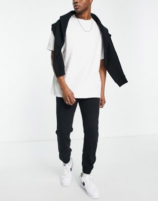 Selected Homme joggers in black