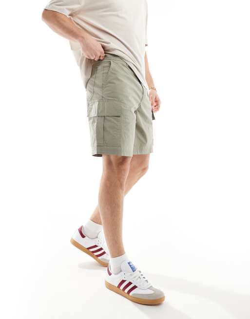 Selected Homme - Kakigrønne cargoshorts