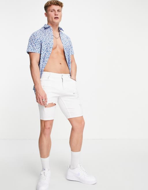 Selected Homme - Kenny - Chemise manches courtes à fleurs