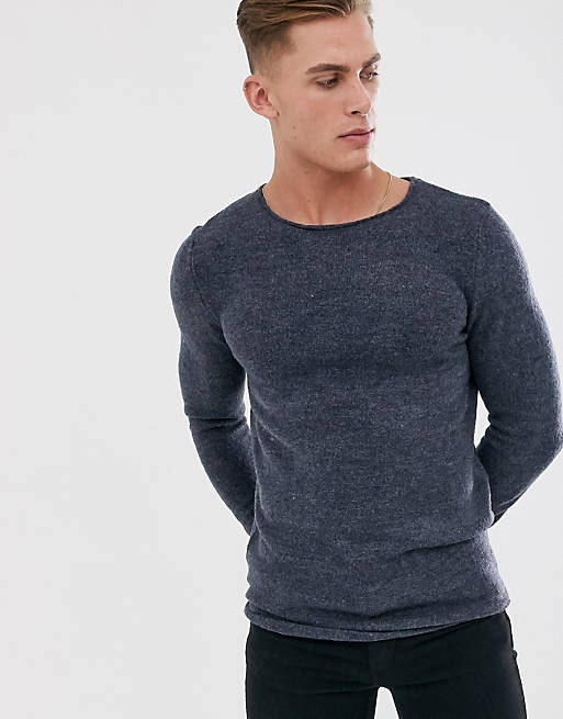 Selected Homme knitted crew neck sweater | ASOS