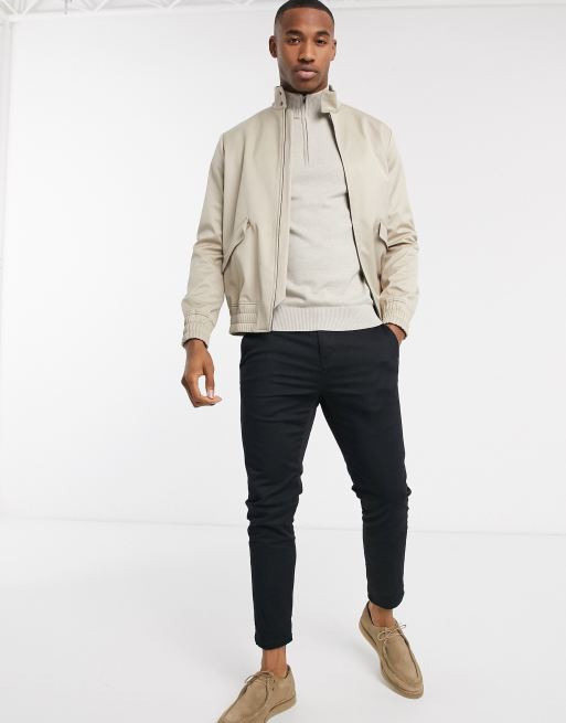 Cream store quarter zip