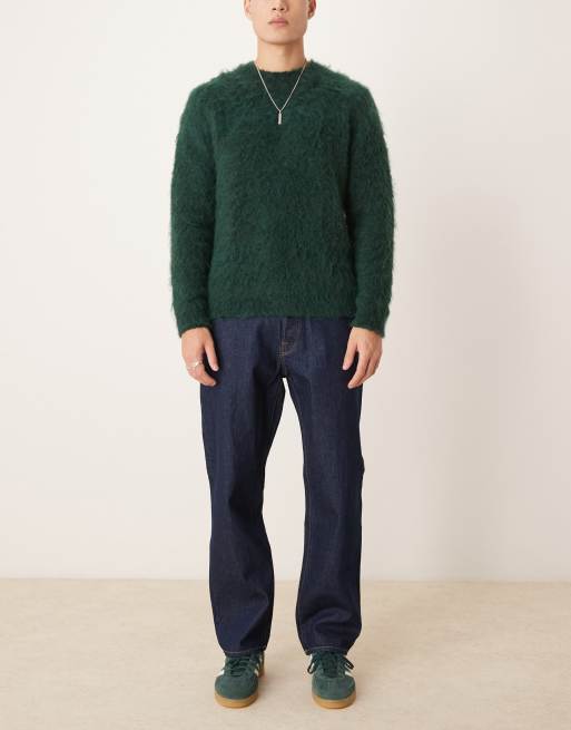 Selected Homme – Kobe – Ciemnogranatowe luźne jeansy