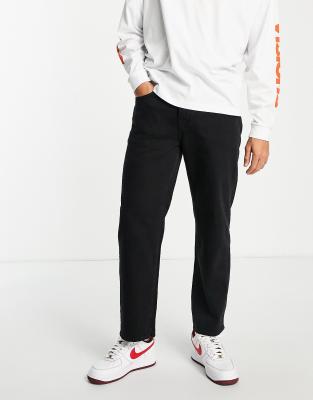 Selected Homme - Kobe - Jean ample en coton - Noir délavé - BLACK