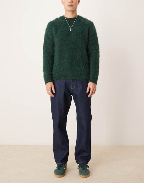 Selected Homme Kobe Loose fit jeans in dark navy - view 1