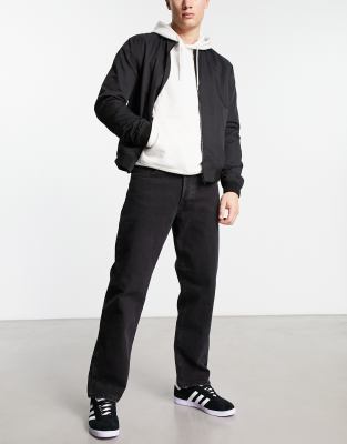 Selected Homme Kobe loose fit jeans in washed black | ASOS