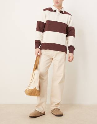 Selected Homme - Kobe - Losvallende jeans in gebroken wit