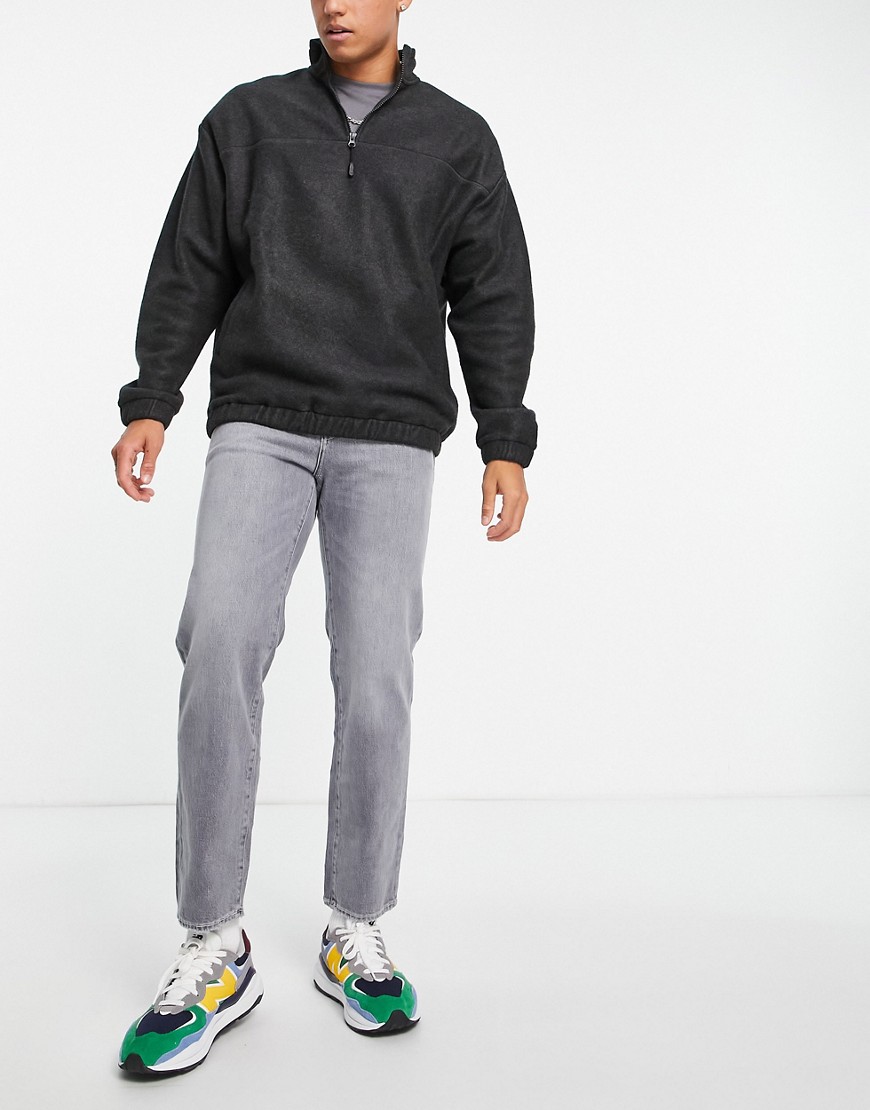 Selected Homme - Kobe - Losvallende jeans van biologisch katoen in grijs