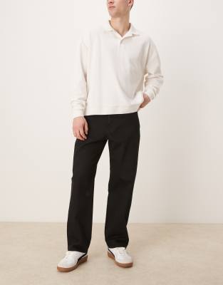 Selected Homme – Kobe – Svarta jeans med ledig passform - view 1
