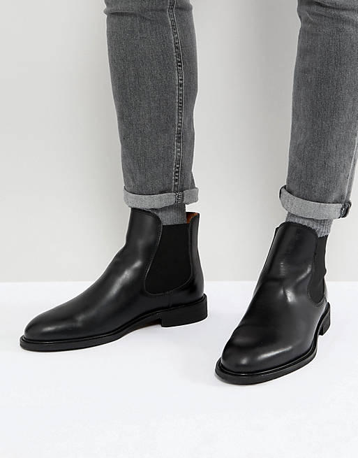 Selected Homme leather chelsea boots | ASOS
