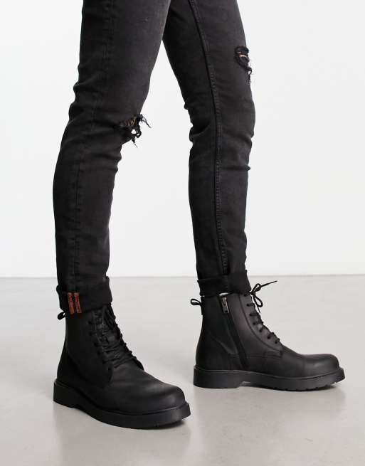 Bottines cheap hommes lacets