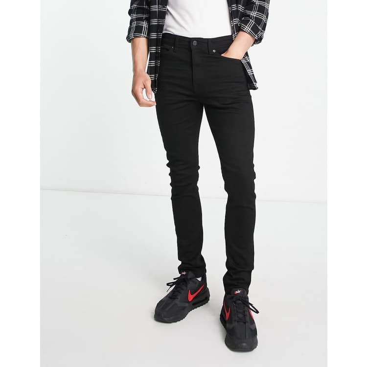 Slim fit jeans - black