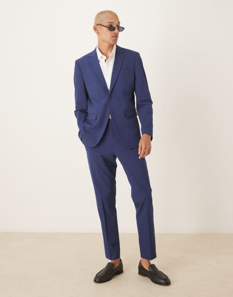Selected Homme - Liam - Marineblåt jakkesæt i slim fit - view 1