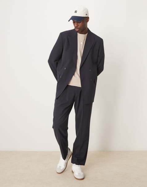 Selected Homme - Liam - Pantaloni regular fit color blu navy - view 1