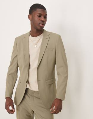 Liam slim blazer in green