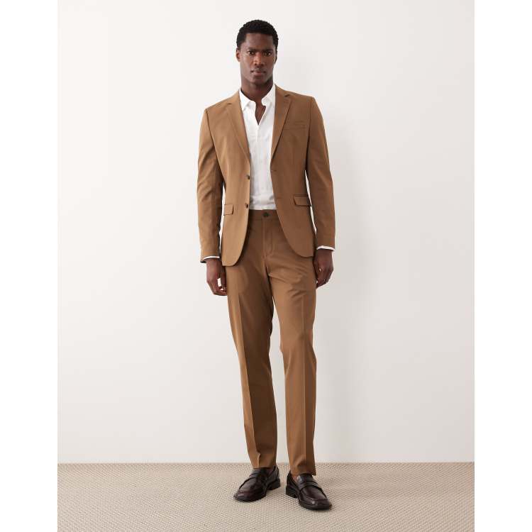 Ruimvallende blazer van crêpestof met één rij knopen | LEAF | Blazers | M&S NL