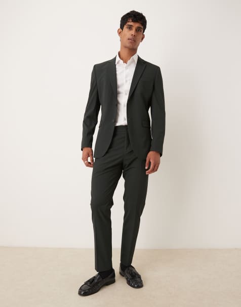 Selected Homme Liam slim fit in green - view 1