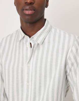 SELECTED HOMME LINEN BLEND SLIM SHIRT