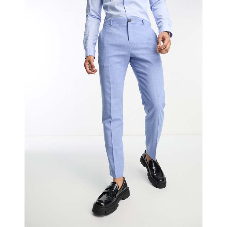 Baby blue best sale mens trousers