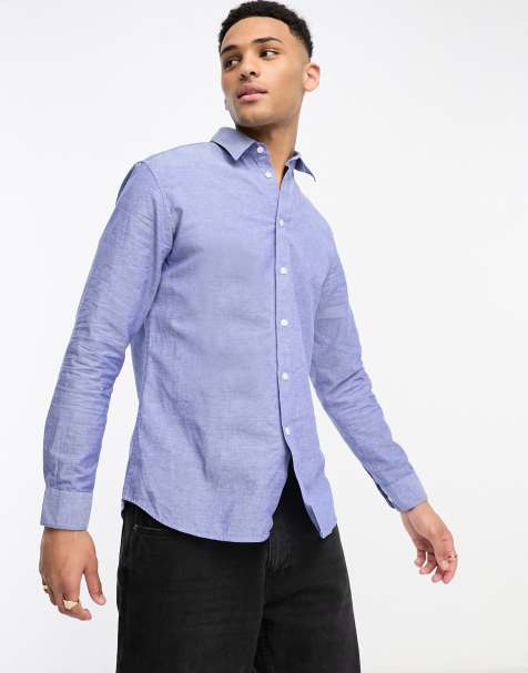 Linen Shirts for Men | Black Linen Shirts | ASOS