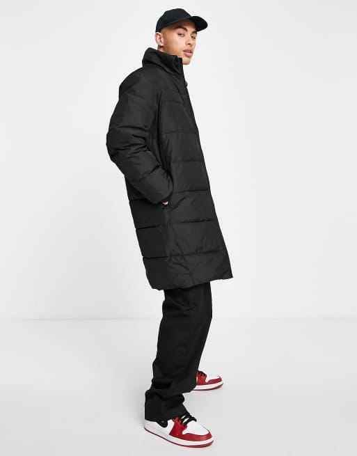 Men longline best sale puffer jacket