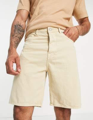 selected homme denim shorts