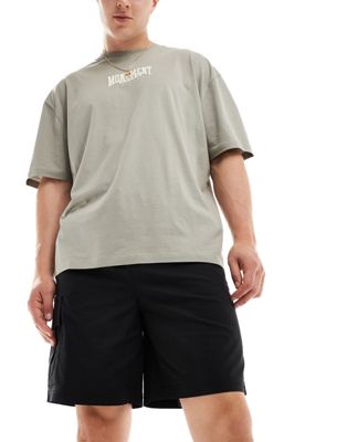 Selected Homme Loose Tech Cargo Short In Black