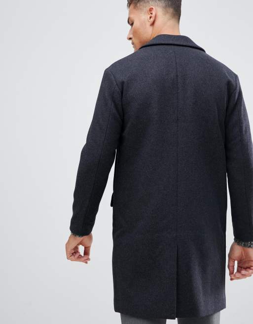 manteau laine oversize homme