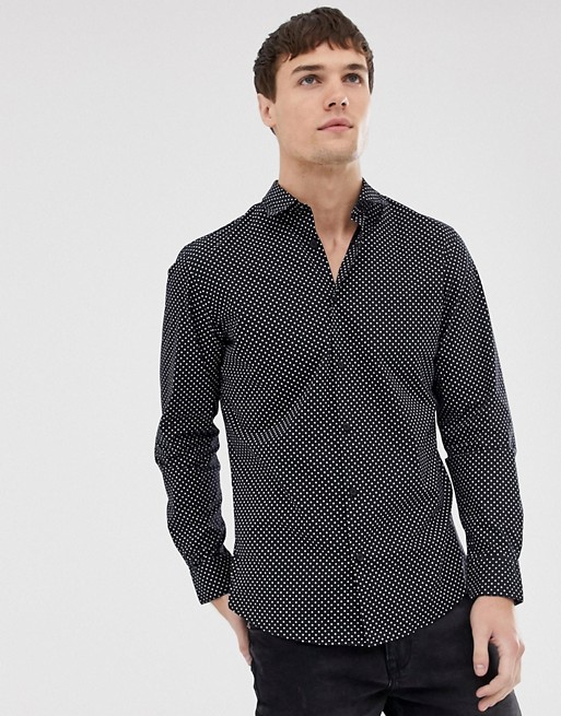 Selected Homme mirco dot shirt | ASOS