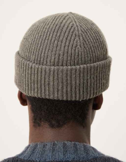 Selected Homme – Mütze aus Merinowolle in Grau, 3 von 3